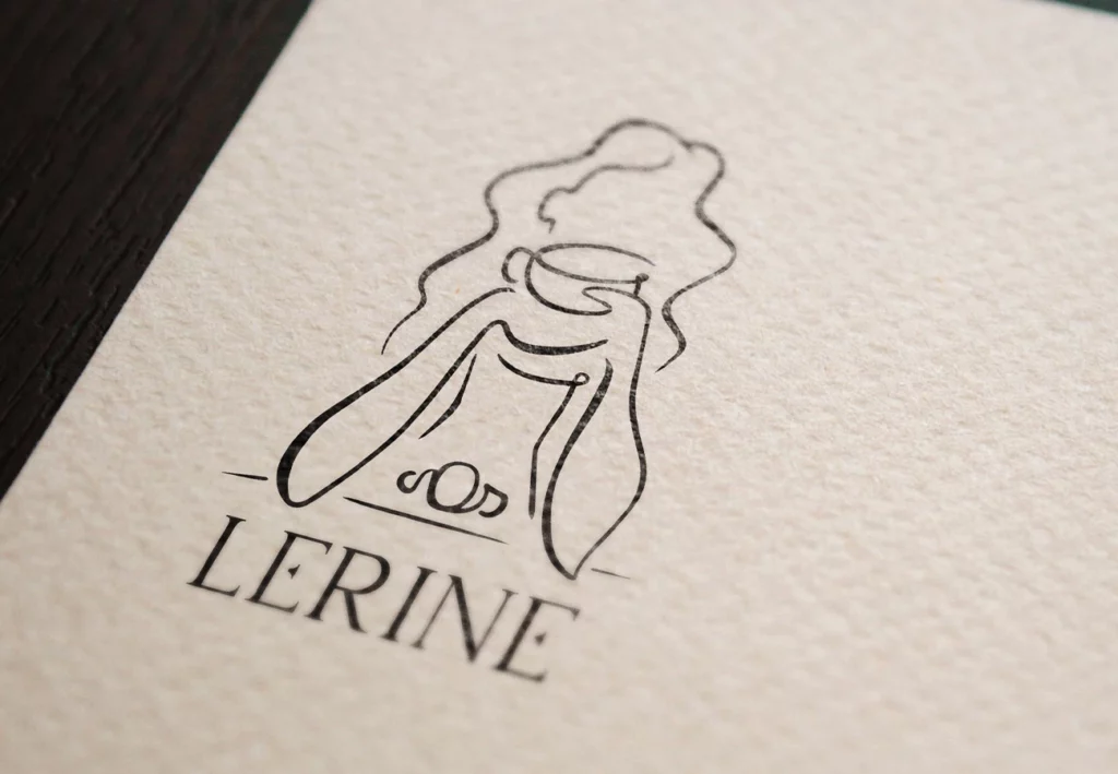 Logo van LeRine op papier